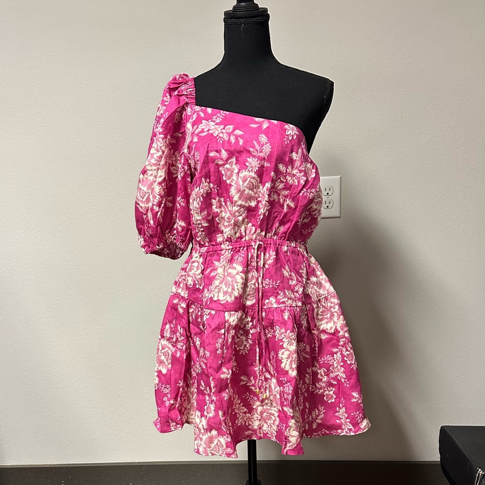 Saks. Kivari-Calypso Maeve, One-Shoulder Mini Dress